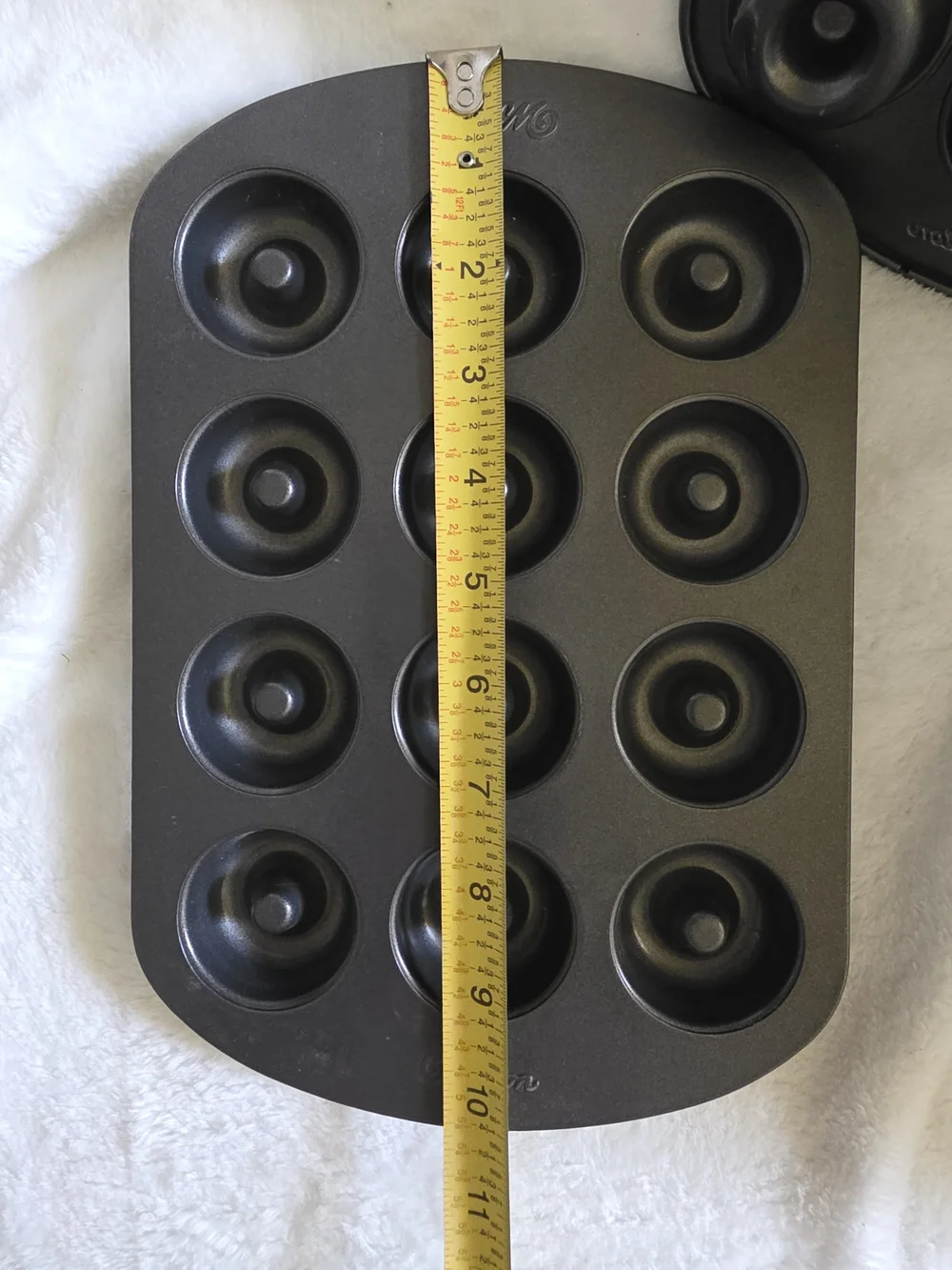 Wilton Mini Donut Baking Pan Set of 2, 12-Cavity Non-Stick Steel Doughnut Trays
